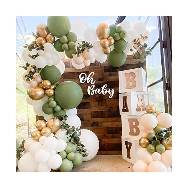 Kit Arche Ballon Or Rose, 101pcs Arche Ballon Anniversaire Rose Doré Blanc, Guirlande Ballon Rose Gold pour Fête Anniversaire