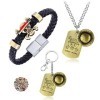 YouU Lot de 23 colliers luffy en cuir synthétique avec pendentif en forme de squelette