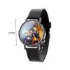 GuoqiaikSTO Naruto Series, Anime,Étanche Analogique Quartz Bracelet en Cuir Montre Mode Montre Unisexe Garçon Fille Cadeau.