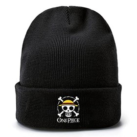 Bonnet Anime One Piece Bonnet Élastique Automne Hiver Bonnet De Ski Casquette De Sport Tricot Bonnet Slouch Calotte Hiver Cha