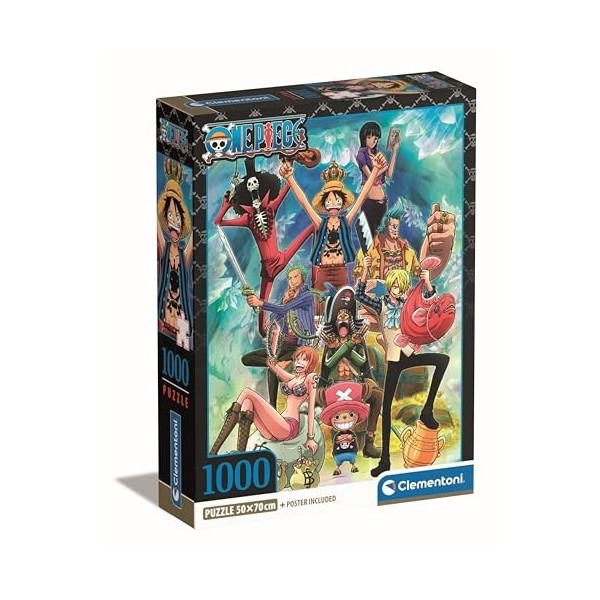 Clementoni One Puzzle de 1000 pièces pour Adultes et Enfants de 14 Ans, Jeu dadresse pour Toute la Famille, fabriqué en Ital