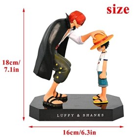 Gujey Anime One Piece Figurine - Figurine Anime One Piece Quatre Empereurs Shanks Enfance - Figurine daction de Collection a