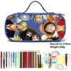 Trousse Scolaire One Piece Manga Luffy Trousse - simyron Trousse à Crayons Garçon Pochette à Crayons Enfants Étui à Crayons T