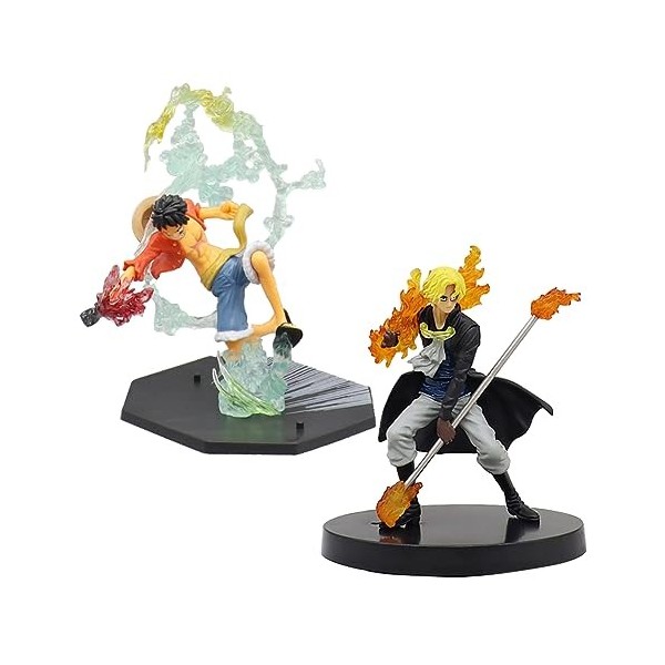 Générique One Piece Anime Action Figure, Figurine Manga Statue de Héros du Modèle de Dessin Animé PVC Anime Decoration Cadeau