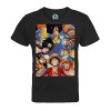 T-Shirt Enfant Mixte One Piece Equipage Pirate Selfie Manga Anime Japon