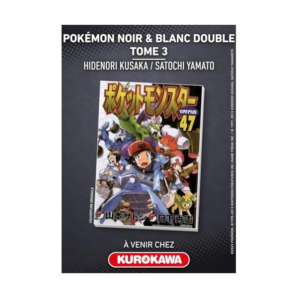 Pokémon Noir & Blanc - Tome 3 chapitres 35 à 52 