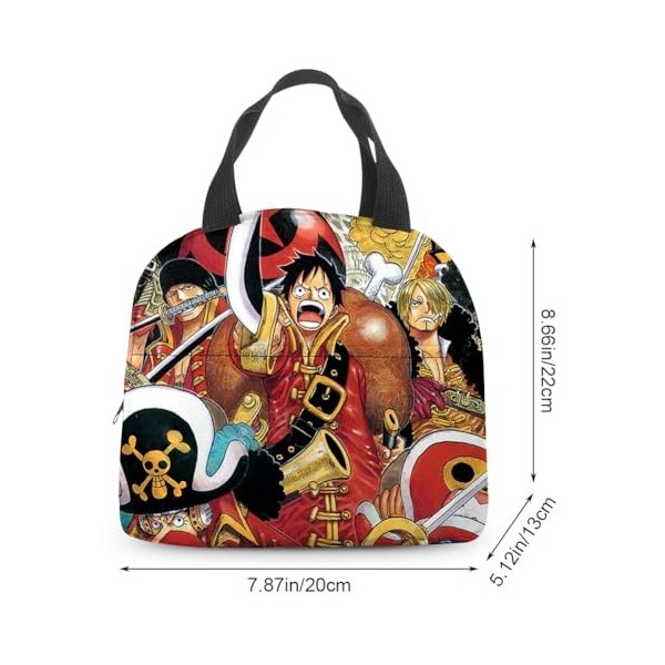 CBOSNF One Piece Lunch bag Sac à Déjeuner Isotherme pour Enfants Sac One Piece Lunch Isotherme Sac Lunch Box Portable pour Bu