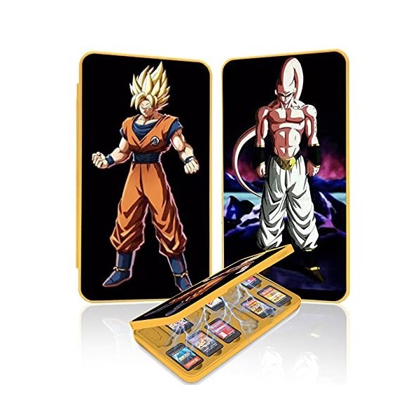 iQiin Étui pour Carte de Switch, Stockage Jeu Nintendo Nouvel Etui Protection Mince Portable 3D Dynamic Vision, 24 Cartes TF 