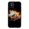 Coque pour Iphone 12/12 Pro Manga One Piece Ace Noir
