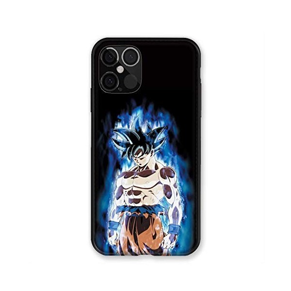 Coque pour Iphone 12/12 Pro Manga One Piece Ace Noir