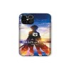 Coque pour Iphone 12/12 Pro Manga One Piece Ace Noir