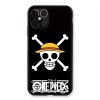Coque pour Iphone 12/12 Pro Manga One Piece Ace Noir