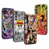 PBNDJVG 4 Pièces Coque pour Samsung Galaxy A14 5G 6.8 Pouces, Animé Luffy Zoro Gear 5 Sun God Nika avec Protection Caméra Etu