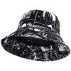 Roffatide Anime One Piece Chapeau Bob Chapeau de Pêche Luffy Graffiti Chapeau de Soleil en Coton Pliable Hip-hop pour Garçons