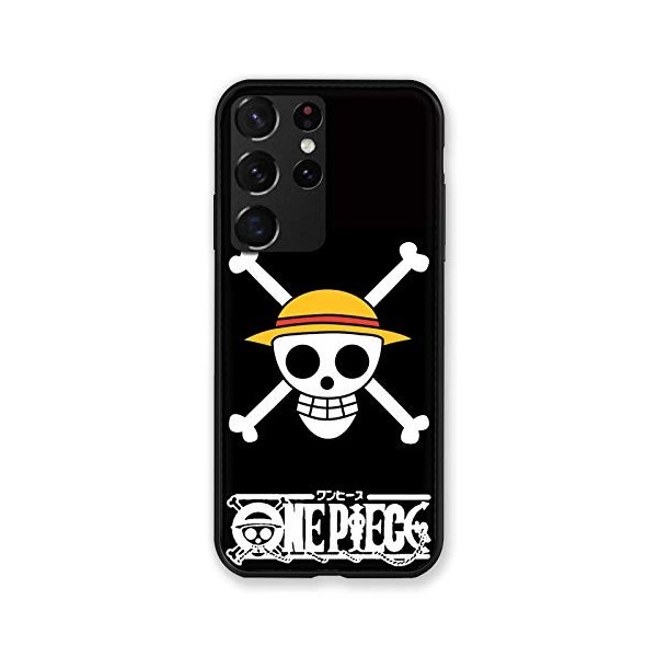 Coque pour Samsung Galaxy S21 Ultra Manga One Piece Tete de Mort