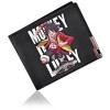 Roffatide Anime One Piece Monkey D. Luffy Chapeau De Paille Pirates Portefeuilles en Cuir Artificiel Mince Bi-Fold Portefeuil