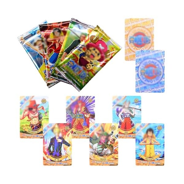 CBOSNF Anime Cartes Packs, 288 Pièces Cartes à Collectionner One p-iec, Trading Card Booster Box Anime Games Jeu de Cartes Tr