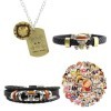 Ubephant Bracelet One Piece, One Piece Merch 53Pcs, One Piece Cadeaux, One Piece Collier, One Piece Autocollant, One Piece Bi