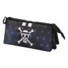 One Piece Vintage Skull-Trousse Triple ECO, Noir