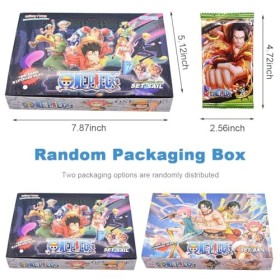 CBOSNF 180pcs Carte à Collection One Piece Game Carte Entertainment Cards Game One Piece Anime Cards Athletic Cards Animation