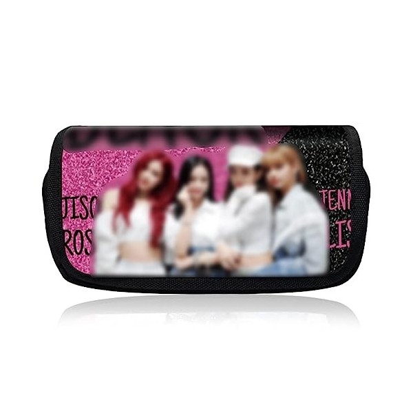 CBOSNF One Piece Sac à Stylo Sac à Crayons en Toile Grande Capacité,One Piece Trousse Crayons,Étudiant Papeterie Toile Zipper