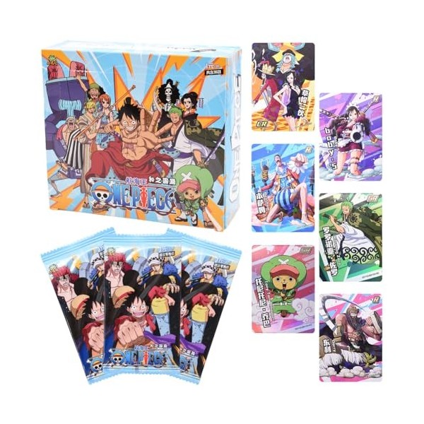 IOSCDH 180pcs Carte à Collection One Piece Game Carte Entertainment Cards Game Athletic Cards One Piece Anime Cards Animation