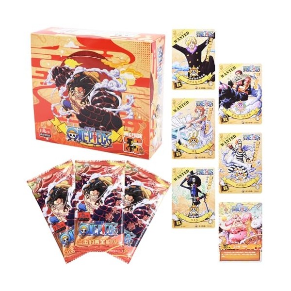 IOSCDH 180pcs Carte à Collection One Piece Game Carte Entertainment Cards Game Athletic Cards One Piece Anime Cards Animation