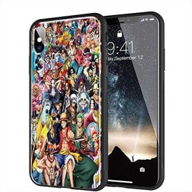 MACOQUEPERSO iPhone XR, Coque iPhone XR One Piece a laffiche - Coque, iPhone XR Coque, Pare-Choc Souple en Silicone avec Coq
