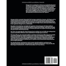 Manga Zeichenbuch: 150 leere Seiten mit wechselnden Seitenlayouts.: Das Skizzenbuch / Notizbuch für Anime / Manga / Comic