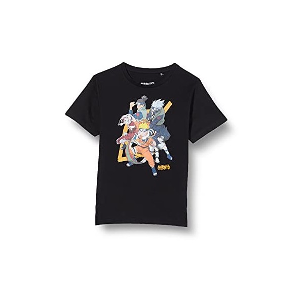 cotton division BONARUTTS015 T-Shirt - Garçon - Noir - Large / 12 ans