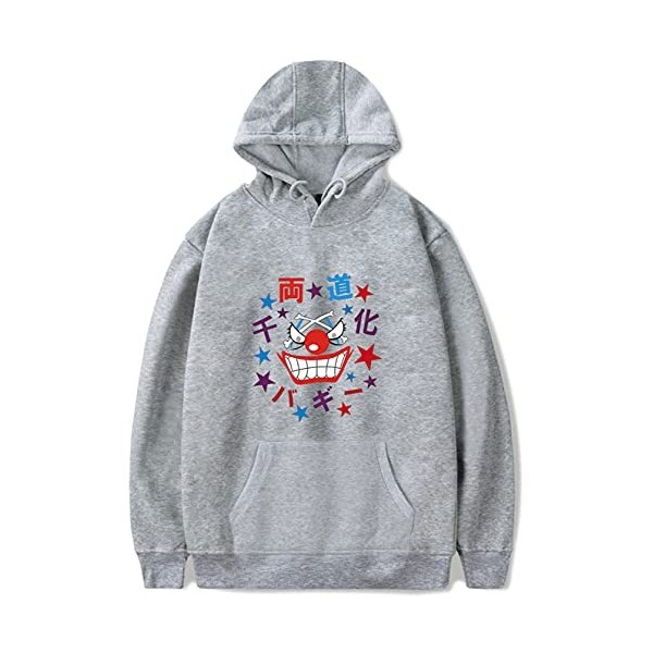 YIMIAO Femmes Pull One Piece Sweat à Capuche Japonais Anime Imprimer Ace Hoodie Hommes Unisexe Luffy Pullover Sweatshirts M 