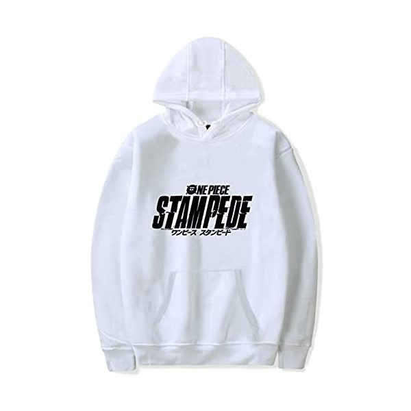 YIMIAO Femmes Pull One Piece Sweat à Capuche Japonais Anime Imprimer Ace Hoodie Hommes Unisexe Luffy Pullover Sweatshirts M 