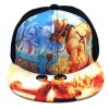 Casquette Enfant Garcon, One Piece Casquette Baseball Casquettes Réglable Baseball Casquette avec Motif Dessin Animé pour Spo