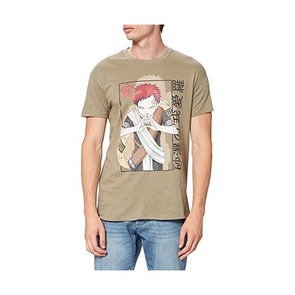 Naruto MENARUTTS116 T-Shirt, Blanc, XL Homme