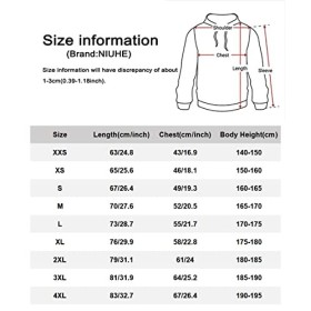 NIUHE Navigation Homme Sweat à Capuche Sweat Manche Longue Pull Sport Casual 1Noir-B6974,XL 