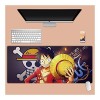 One Piece Tapis de Souris XL 900x400mm Hydrorésistant Anime Mouse Pad Grand Tapis de Souris Gamer avec Base en Caoutchouc Ant