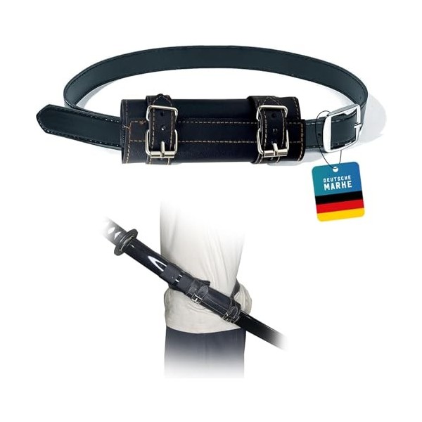 Katana Porte-épée avec ceinture – Ceinture robuste pour un transport confortable – Accessoire parfait pour les reconstitution