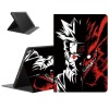 Tablet Coque pour iPad 10.2 2020/8th Gen/7/9th Gen Luffy Gear 5 Nika Zoro Anime Étui Housse de Protection Ultra Fin en Cuir