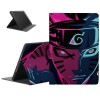 Tablet Coque pour iPad 10.2 2020/8th Gen/7/9th Gen Luffy Gear 5 Nika Zoro Anime Étui Housse de Protection Ultra Fin en Cuir