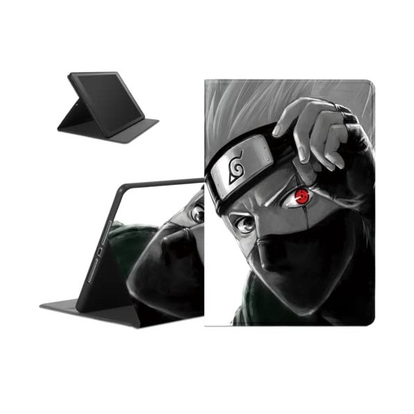 Tablet Coque pour iPad 10.2 2020/8th Gen/7/9th Gen Luffy Gear 5 Nika Zoro Anime Étui Housse de Protection Ultra Fin en Cuir