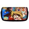 LGQHCE One Piece Trousses à Crayons Grande Capacité Étui à Crayons One Piece Sac a Crayons Enfants 3D Sac de Papeterie Trouss