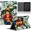 Tablet Cover pour Apple iPad Air 2 9.7 Coque Luffy Gear 5 Nika Ace Zoro Anime Étui Housse de Protection Ultra Fin en Cuir P