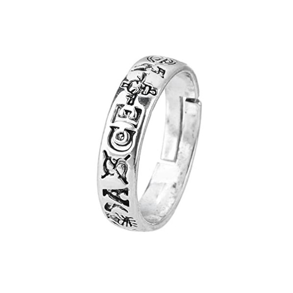 Anime pour One Piece Anneaux pour Luffy Ace Law Réglable Anneau Femmes Hommes Cospaly Cadeau, Collier Pendentif Bijoux, 1 Pcs