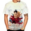 Anime Pattern T-Shirt Homme T-Shirts Unis à Col V Homme Demi-Manches Minces De Couleur Unie Haut Confort Chemise à Bas Extens