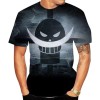 Anime Pattern T-Shirt Homme T-Shirts Unis à Col V Homme Demi-Manches Minces De Couleur Unie Haut Confort Chemise à Bas Extens