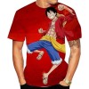 Anime Pattern T-Shirt Homme T-Shirts Unis à Col V Homme Demi-Manches Minces De Couleur Unie Haut Confort Chemise à Bas Extens