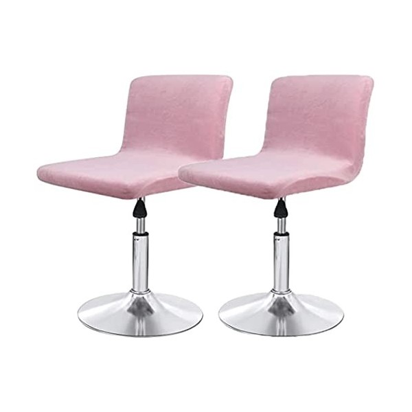 Housse Tabouret de Bar en Velours Lot de 2/4/6 Extensible Couvre de Tabouret de Bar de pub Couverture de Tabouret Haute Houss