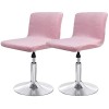 Housse Tabouret de Bar en Velours Lot de 2/4/6 Extensible Couvre de Tabouret de Bar de pub Couverture de Tabouret Haute Houss