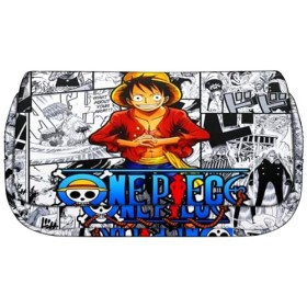 OneePiece Trousse à Crayons, Luuffy Crayon Sacs Grande Capacité Étui à Crayons Papeterie des Gamins Sac 3D Imprimée Trousse à