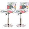 Housse Tabouret de Bar en Velours Lot de 2/4/6 Extensible Couvre de Tabouret de Bar de pub Couverture de Tabouret Haute Houss